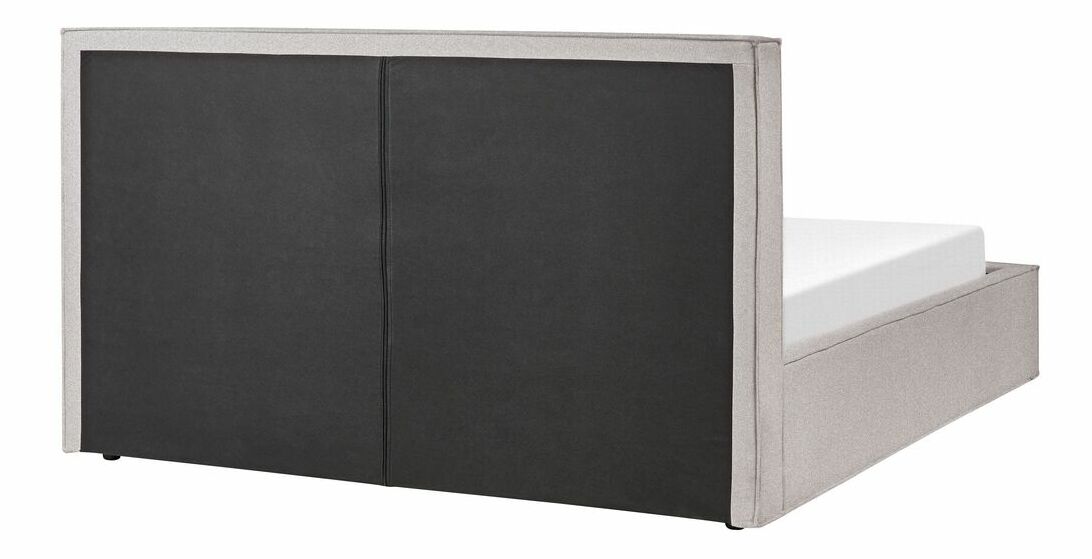 Manželská postel 180 cm Moiza (šedá)