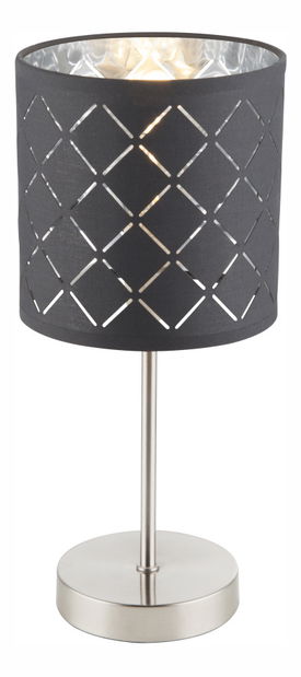 Stolní svítidlo Kidal 15228 (klasické) (nikl + šedá)