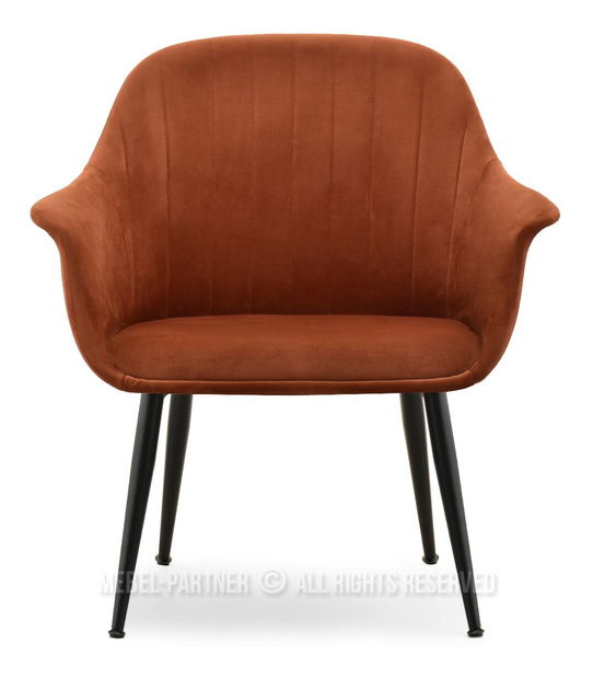 Křeslo Osmol F (měděná + černá)