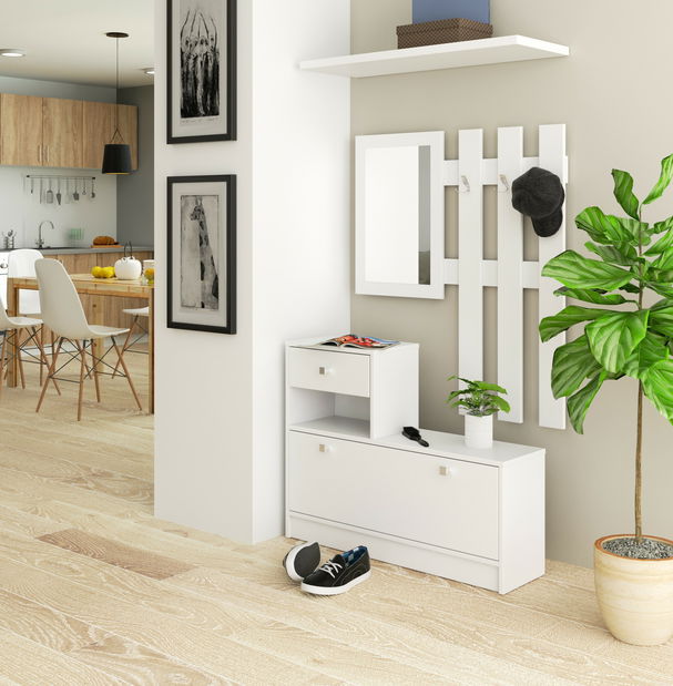 Předsíňová sestava Zariel (bílá)