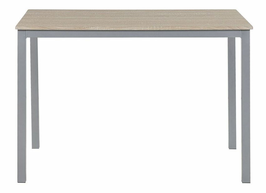 Jídelní set BULUM (světlé dřevo + bílá) (pro 4 osoby)