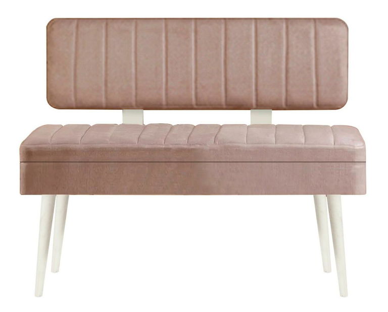 Lavice Vlasta 1 (bílá + kámen) (s úl. prostorem)