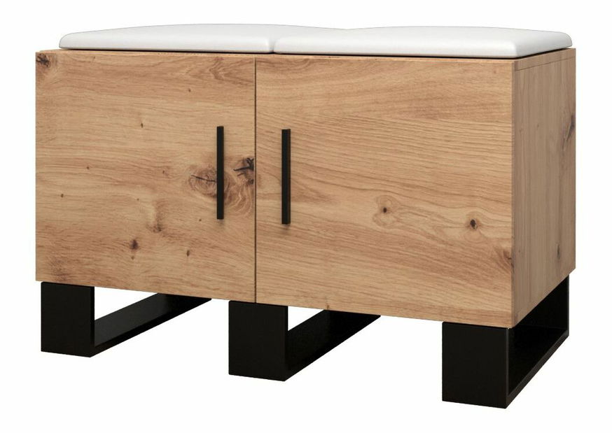 Předsíňová sestava Amanda 1 (dub artisan + bílá)