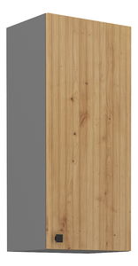 Horní kuchyňská skříňka Avantoe 40 G 90 1F (Dub artisan + Antracit)