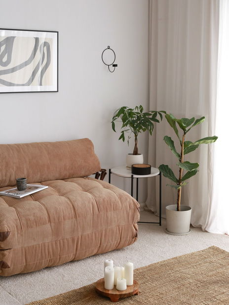 Pohovka dvousedačka Fawaris 2 (hnědá)