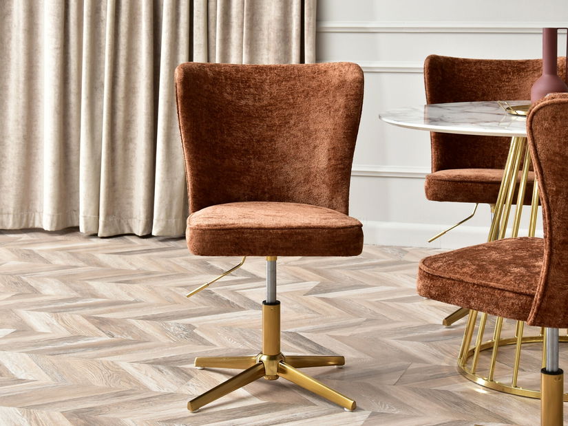 Relaxační křeslo Selteke (zlatá)