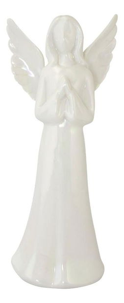 Porcelánový anděl s glazurou RXL 417 (bílá)