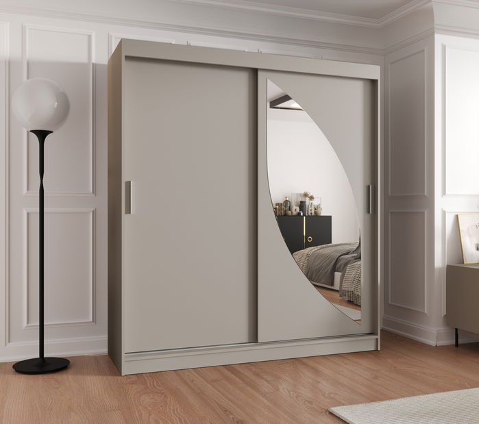 Šatní skříň 180 cm Milain (kašmír)