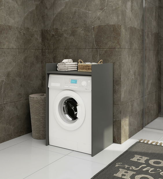 Koupelnová skříňka na pračku Fritas (grafit)