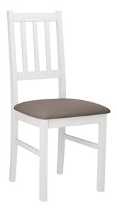 Jídelní židle Dalam IV (bílá + béžová)