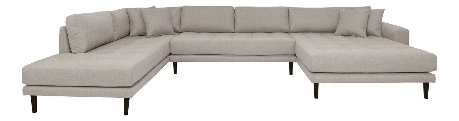 Rohová sedací souprava ve tvaru U (P) Lvaveriaora U (kamenná)