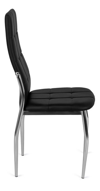 Jídelní židle Marinaleda (černá ekokůže)