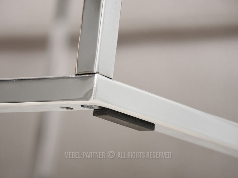 Konferenční stolek Bella M (šedý mramor + chromová)