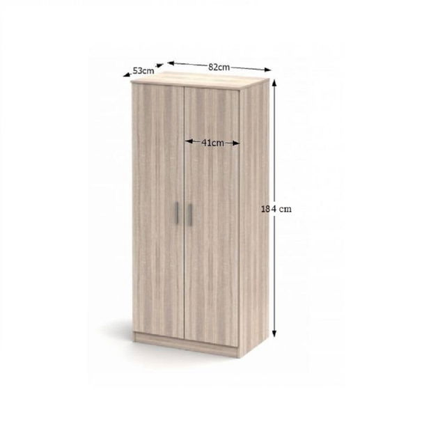 Šatní skříň Notrea Typ 80