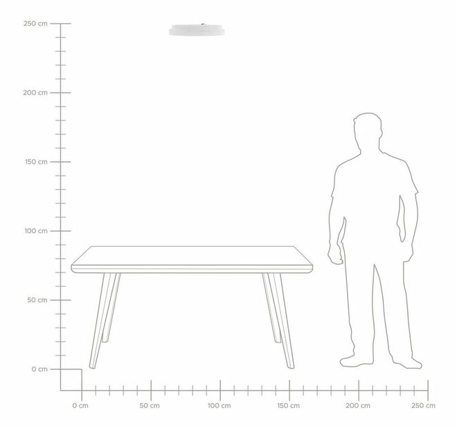 Stropní svítidlo Nanza (bílá)