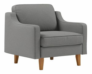 Křeslo Dělají 1 (tmavě modrá + ořech)