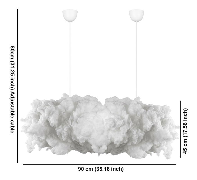Stropní svítidlo Claudasurro 1 (bílá)