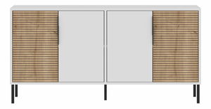 Komoda Zerksa (bílá + dub safírový)