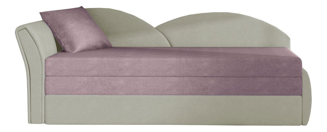 Pohovka dvousedačka Agira 36 (béžová + růžová)