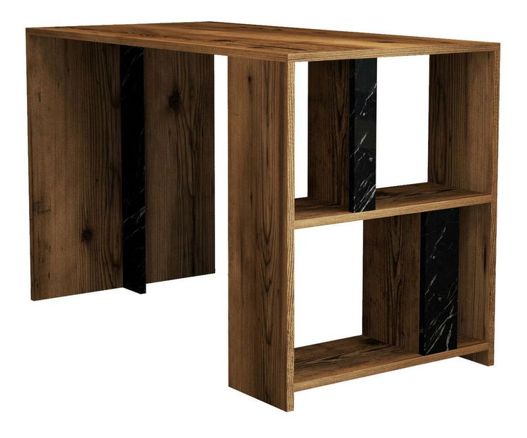 PC stolek Limba (ořech + černá)