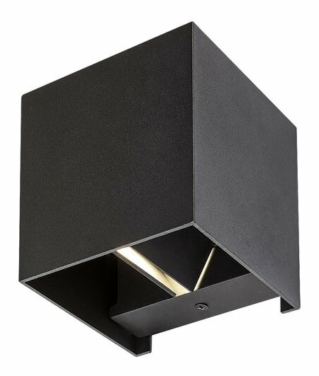 Venkovní nástěnné svítidlo Solin (matná černá)