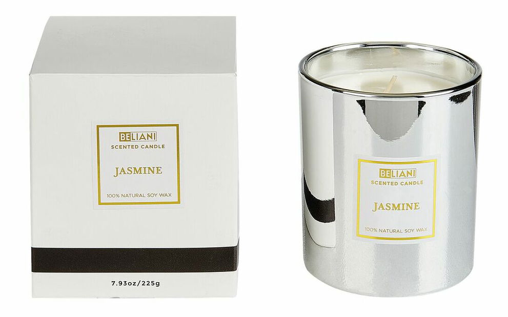 Sada 3 ks vonných svíček jablko/jasmín/zimní slunce Graciano (zlatá)