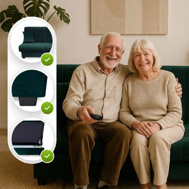 Pohovka Stigma (tmavě zelená)