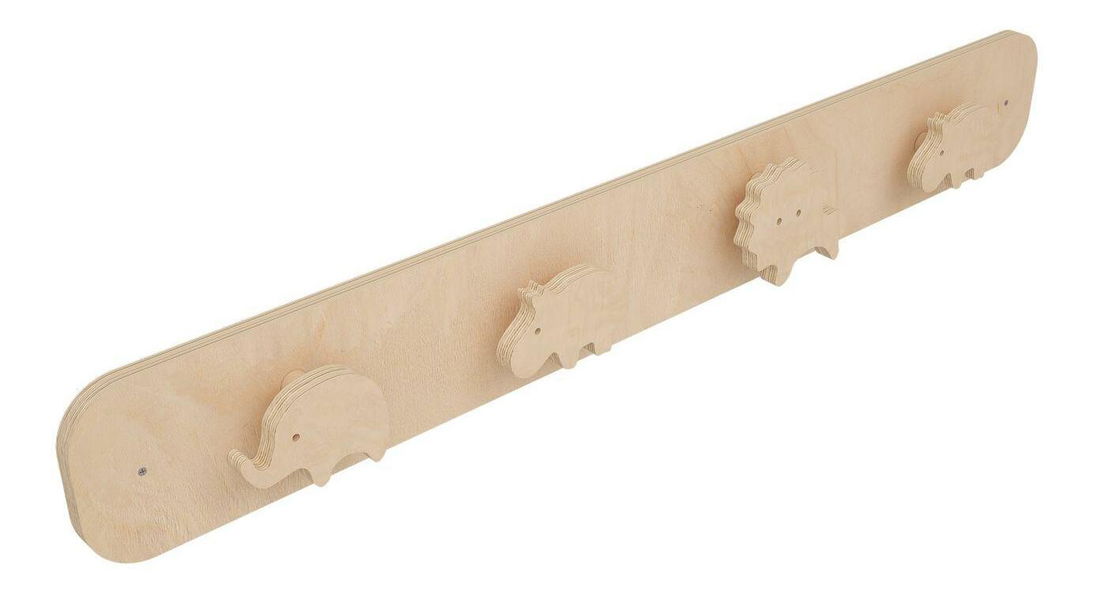 Dětský nástěnný věšák Zinka 1 (bříza)