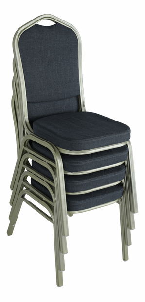 Jídelní židle Zoni (šedá + šampaňské) *bazar