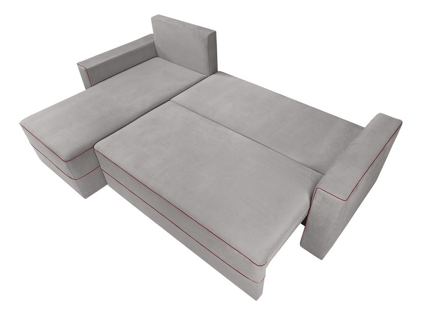 Rohová sedací souprava BRW Berg Lux 3DL.URC (šedá) (L)