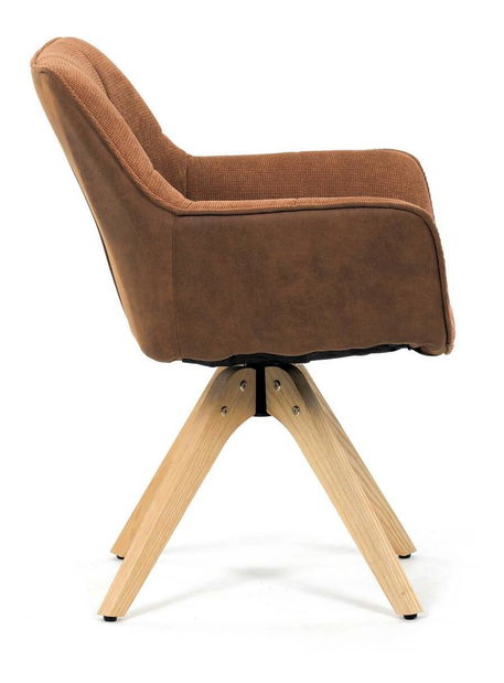 Jídelní židle Hicimos (hnědá)