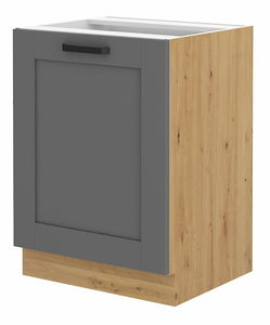 Dolní kuchyňská skříňka Lucid 60 D 1F BB (dub artisan + dustgrey)