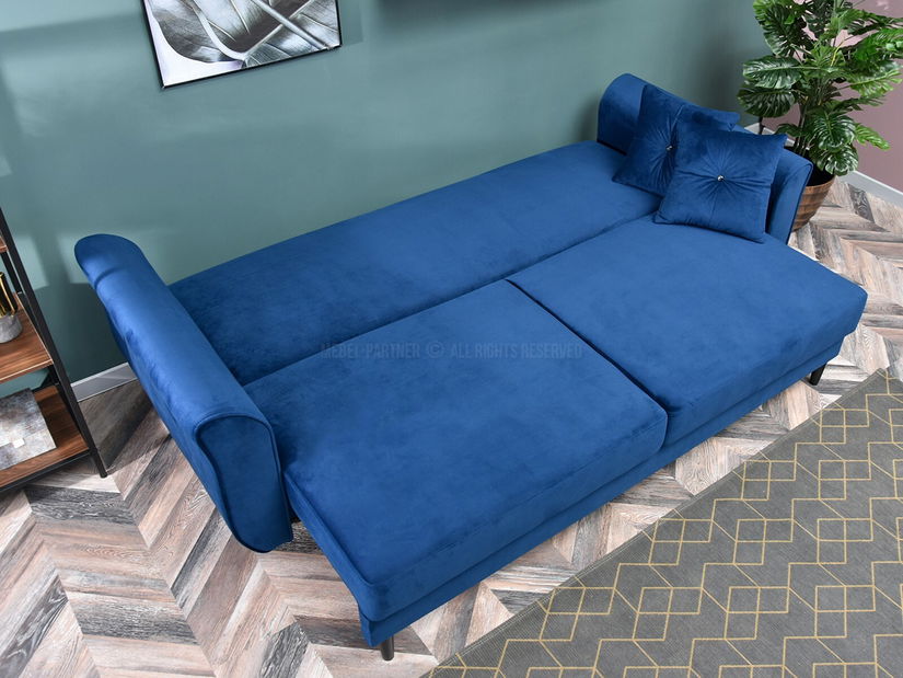 Pohovka dvousedačka Lirica (černá)