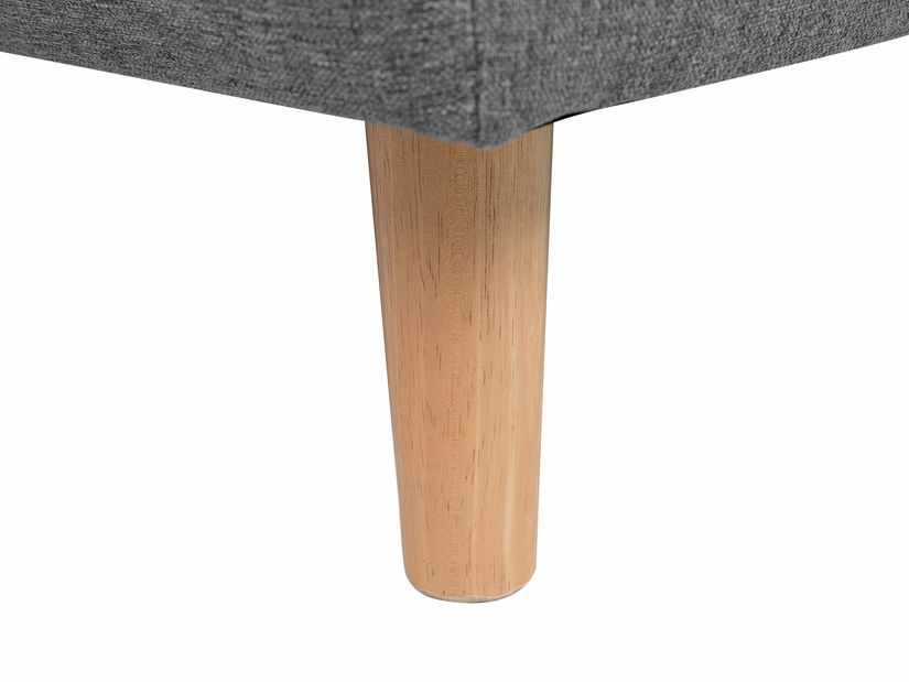 Rohová sedací souprava Ludvik (tmavě šedá) (P)