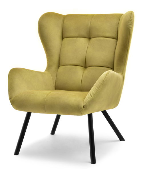 Designové křeslo Norweien (zlatá)