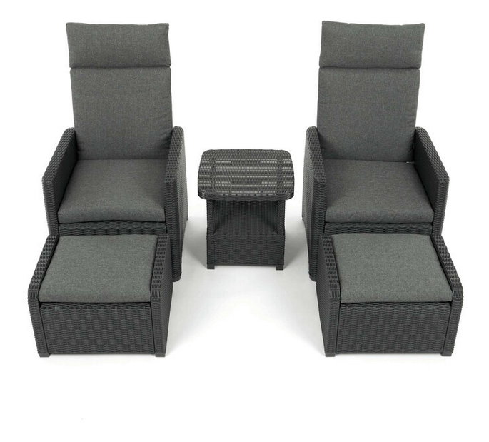 Zahradní sestava Lautro (šedá)