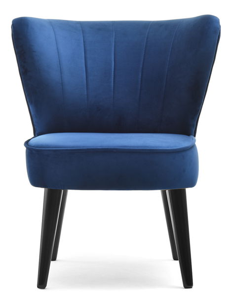 Relaxační křeslo Arginteno (tmavě modrá + černá)