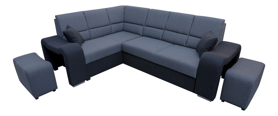 Rohová sedací souprava Wan (světle hnědá) (P)