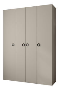 Šatní skříň 180 cm Carmela 40-1 (kašmír + černá)