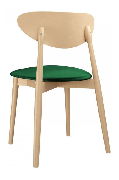 Jídelní židle KD 65 C (buk + smaragdová)