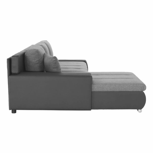 Rohová sedací souprava Gisoil (šedá)