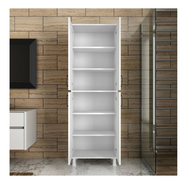 Policová skříň Maui M4 (bílá)