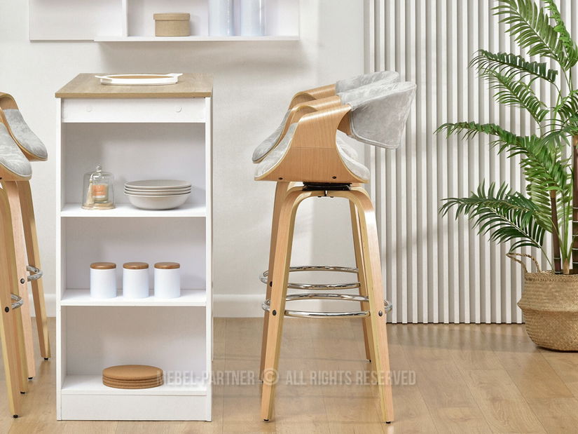 Židle Bjorn H (jasan + chromová)