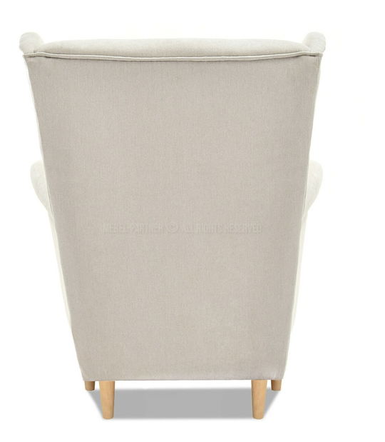 Relaxační křeslo Margis (písková + buk)