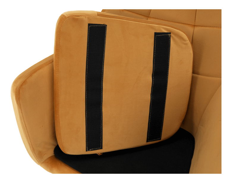 Křeslo Zela (hořčicová)