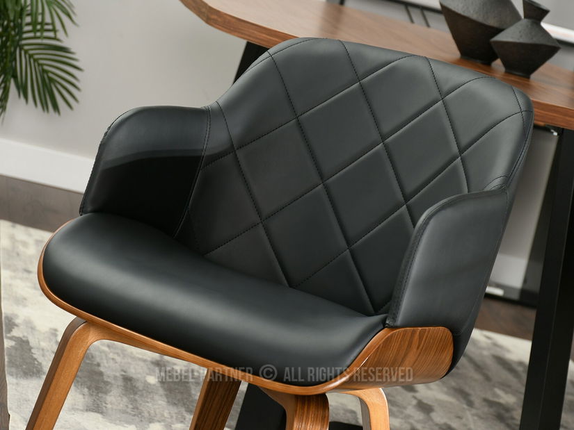 Židle Sorien K (černá + ořech)