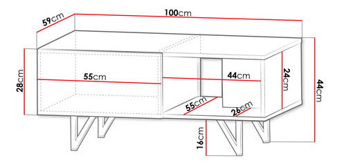 Konferenční stolek Nevatas 2 (bílá + bílá lesklá)