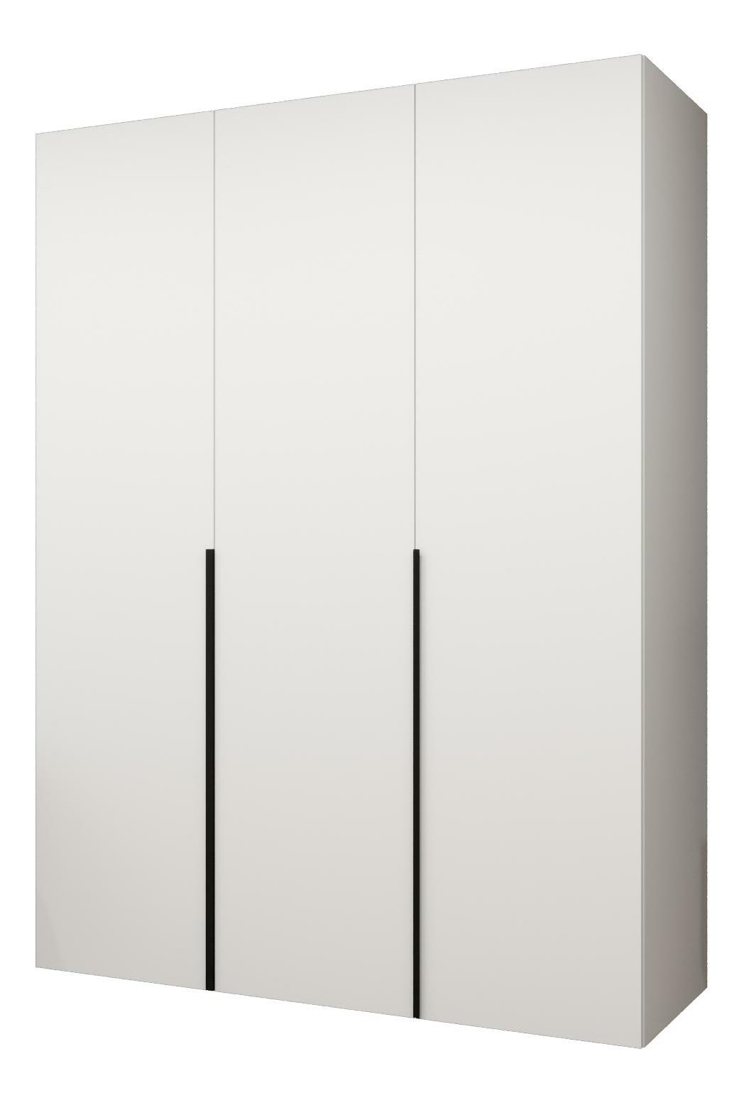 Šatní skříň 150 cm Alice 1 (bílá + černá)