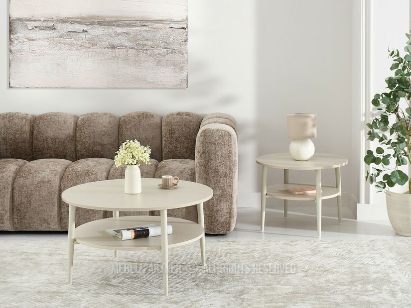 Konferenční stolek Rogatoria (krémová)