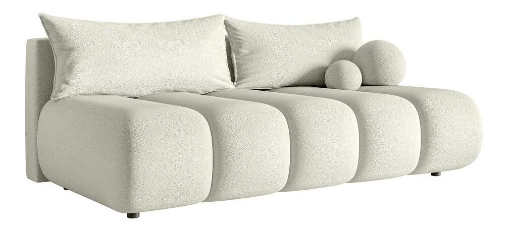 Pohovka trojsedačka Didier mini (žlutobílá + černá)